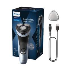 Philips X3053/00 | Afeitadora Eléctrica, Precisa y Cómoda para Uso Diario en Hombres