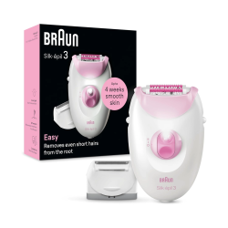 Braun Silk-épil Serie 3 SE3-031 | Depiladora Eléctrica, Suave y Eficaz para Pieles Sensibles