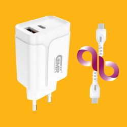 Cargador GMR CH-2203 PD 20W | Carga Rápida con Quick Charge 3.0 y Protección Inteligente Multinivel